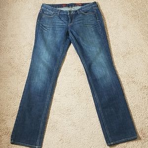 Express Stella skinny leg blue jeans size 10